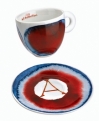 Francesco Clemente 2 Cappuccino cups + Coffee Gift Set