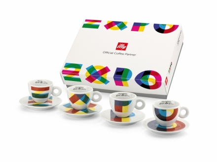 illy Expo 2015 4 Cappuccino Cup Gift Set