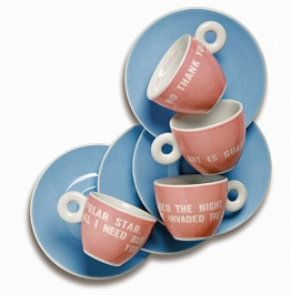 Louise Bourgeois, 4 espresso cups/saucers
