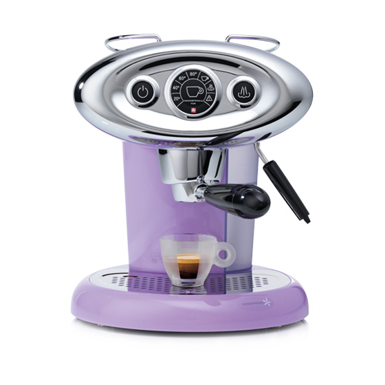 ILLY coffee machine and cappuccino X7.1 limited edition Sunrise LILAC