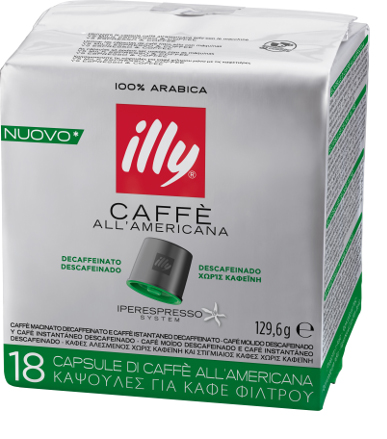 Decaffeinated FILTRO filter-style coffee capsules